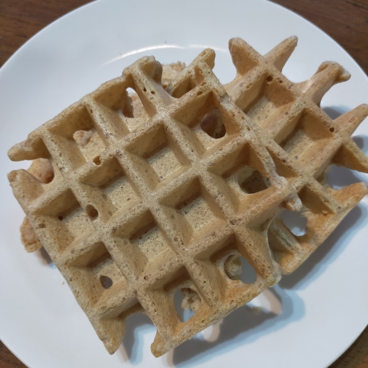 オートミールとアーモンドのサクサクワッフル レシピ 作り方 By Glutton 楽天レシピ